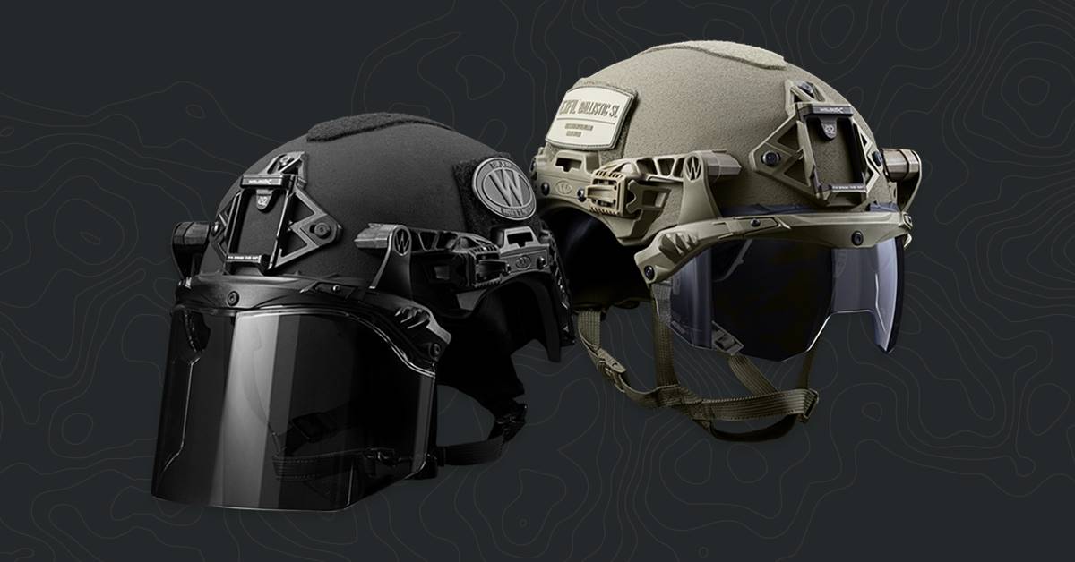 Helmet and face store shield